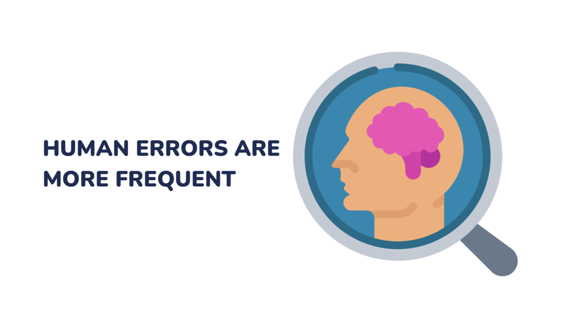 Human Errors Are More Frequent -  your business needs a digital solution